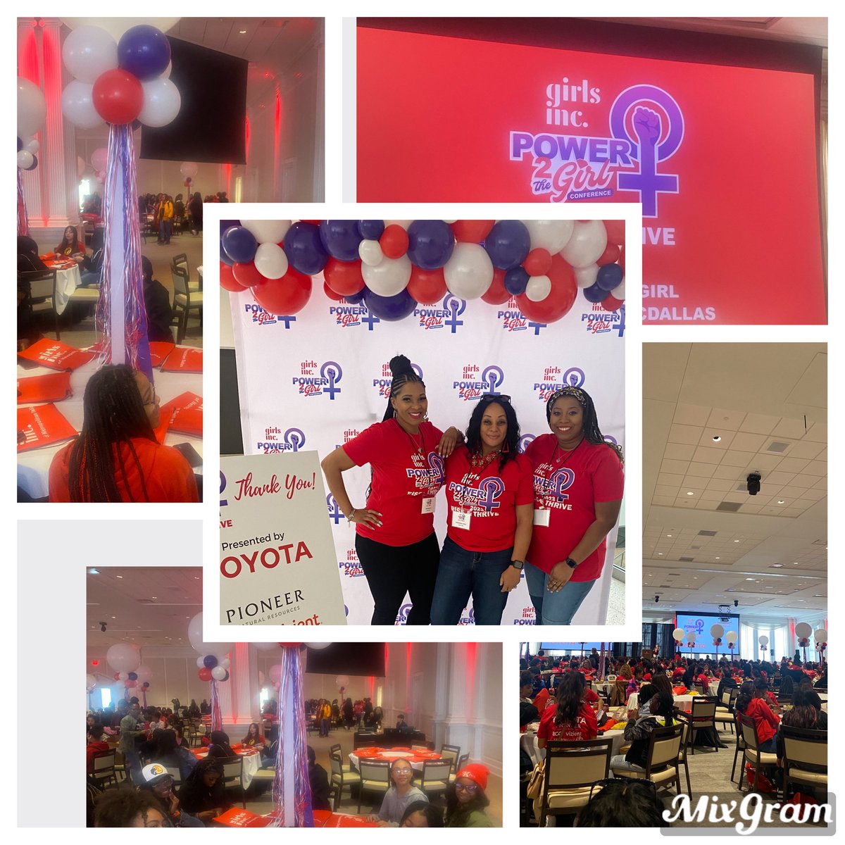 Enjoying the Power to the Girl Conference 2023  #girlsinc. #riseandthrive @Byrd_Middle #Dvilleallin @GirlsIncDallas