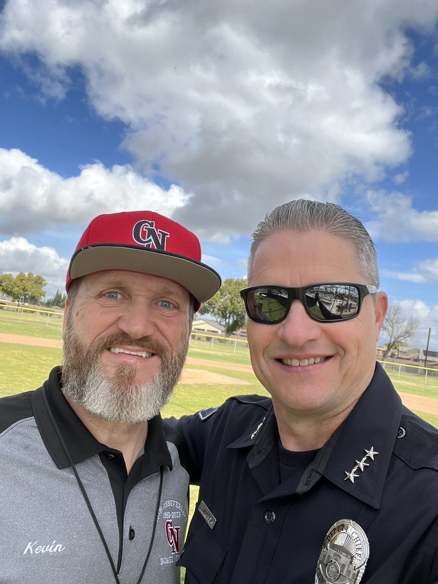 Chino National Little League put on a great opening ceremonies. The Chino Police Officers Association was out cooking breakfast for the families. Now it’s time to Play Ball!!! <a href="/chinopolicedept/">Chino Police</a> <a href="/CityofChinoGov/">City of Chino</a>