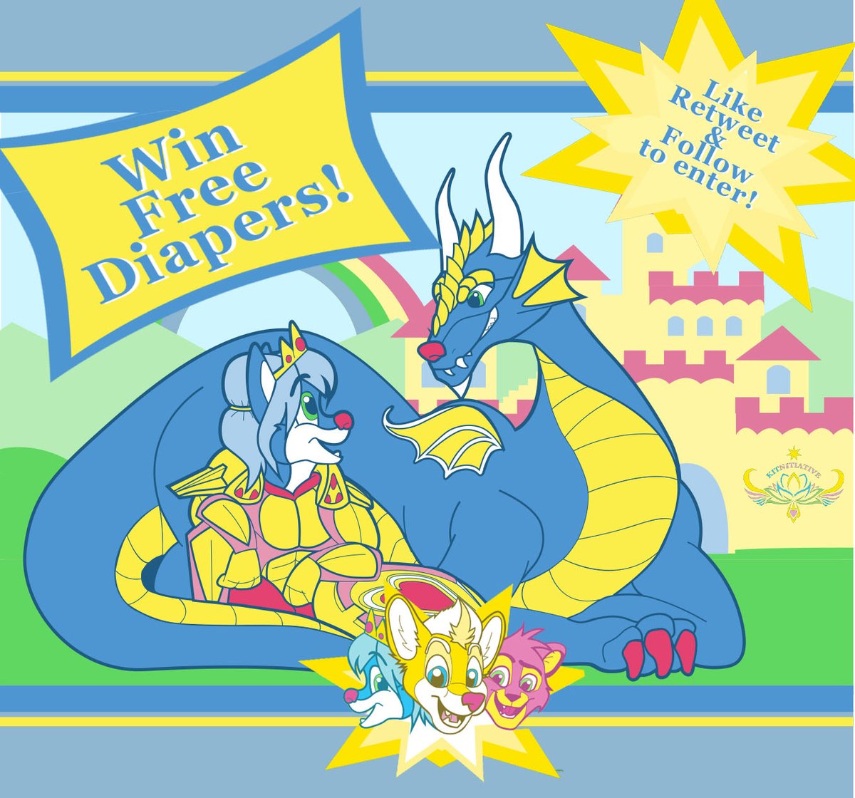 Wanna win a free case of Adventure Puff #ABDL diapers?   Like, retweet and follow!   Raffle ends on March 11th!     18+  Winner must reside in the 48 cont. states. Void where prohibited.  No purchase  required. #Babyfur