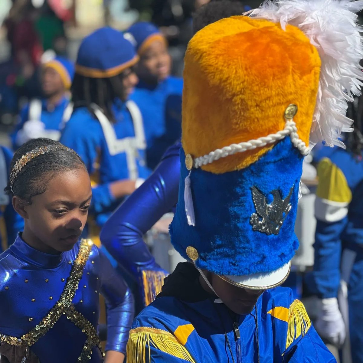FriendshipPCS's tweet photo. Get out of the way!!
Today, the Woodridge Showtime Marching Eagles Performed at the 2023 Ballyshaners St. Patrick's Day Parade held in Old Town Alexandria Virginia. #woodridgeeaglessoar💙💛💙🦅 #FriendshipProud #fpcswoodridge #dccharterproud #marchingband https://t.co/0jpJoQ4U4F