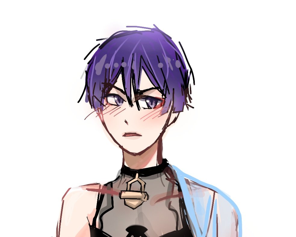 I had to do it, but hes angry😭