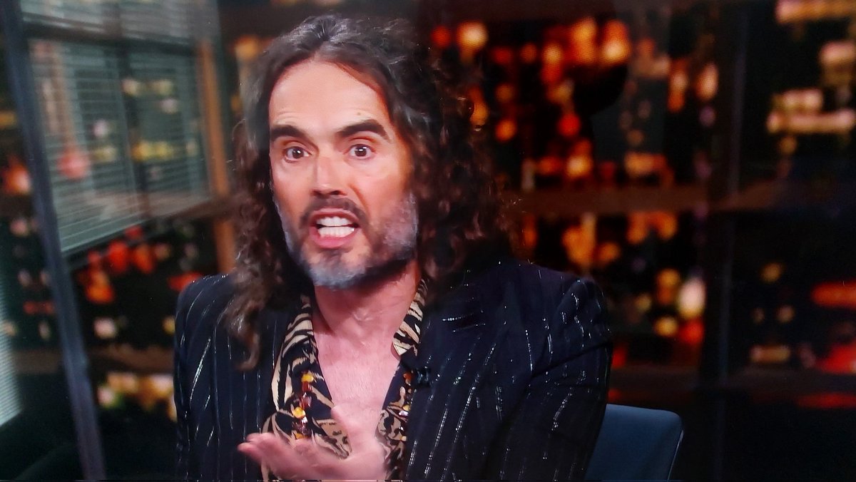 JLCauvin's tweet photo. Russell Brand may be the most annoying human being on Earth. 

Johnny Depp fashion + Cockney accent + cynical, high energy, populist-fantasy platitudes posing as high-minded intellectualism. https://t.co/BhKwBVRDdX