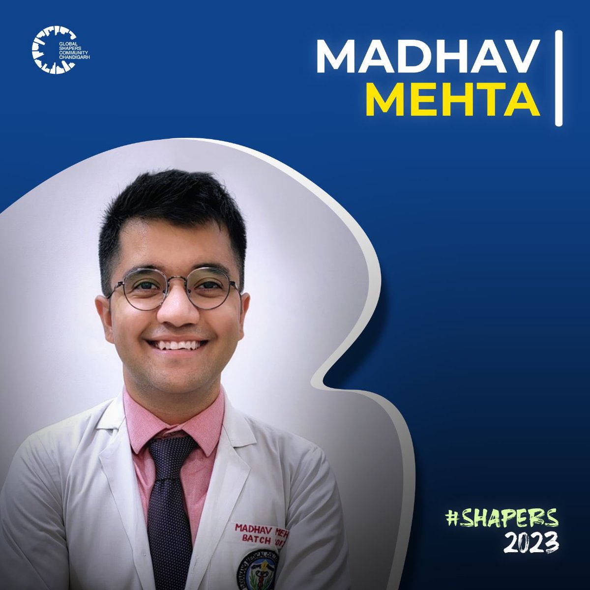 Madhav Mehta (@drmadhavmehta) on Twitter photo Excited to join the <a href="/wef/">World Economic Forum</a> Global Shapers community as a member of the Chandigarh hub in 2023!
Grateful for this opportunity to make a positive impact in my community and beyond.
#GlobalShapers #WorldEconomicForum Excited to join the <a href="/wef/">World Economic Forum</a> Global Shapers community as a member of the Chandigarh hub in 2023!
Grateful for this opportunity to make a positive impact in my community and beyond.
#GlobalShapers #WorldEconomicForum