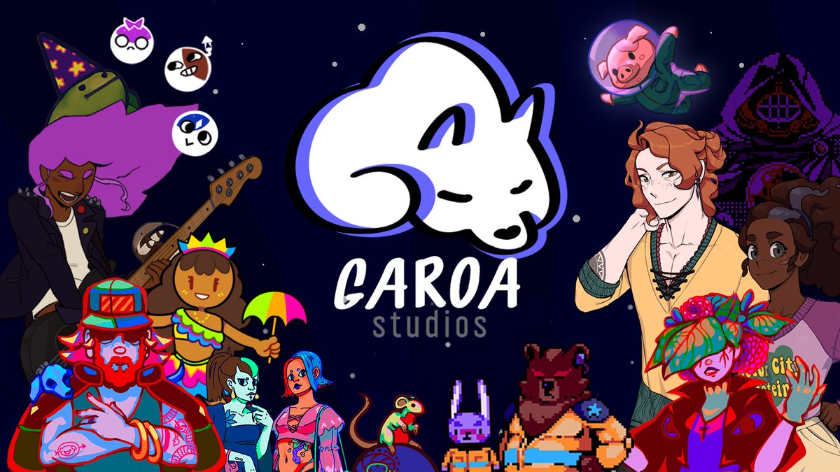 garoastudios's tweet image. Hi! We are Garoa Studios 🌧, a group of independent developers based in Rio.

We’d love to show you a few of our previous and upcoming projects! 🧵: