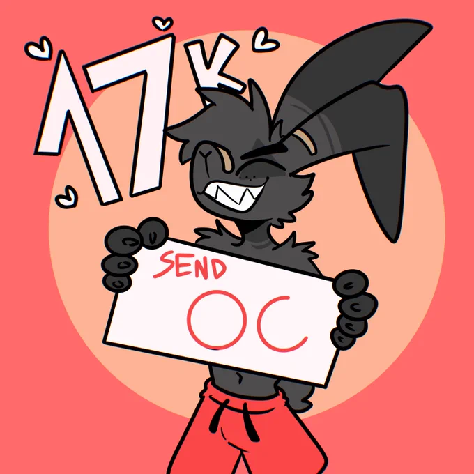 THANKS FOR OVER 17K follows, glad you enjoy my content on sinking ship so let's make the most out of it!Art raffle for my followers! How to  my follower like and retweet (optional) this postpost your oc in the comments (sfw ONLY)On Saturday 11th will pick 2 oc! 