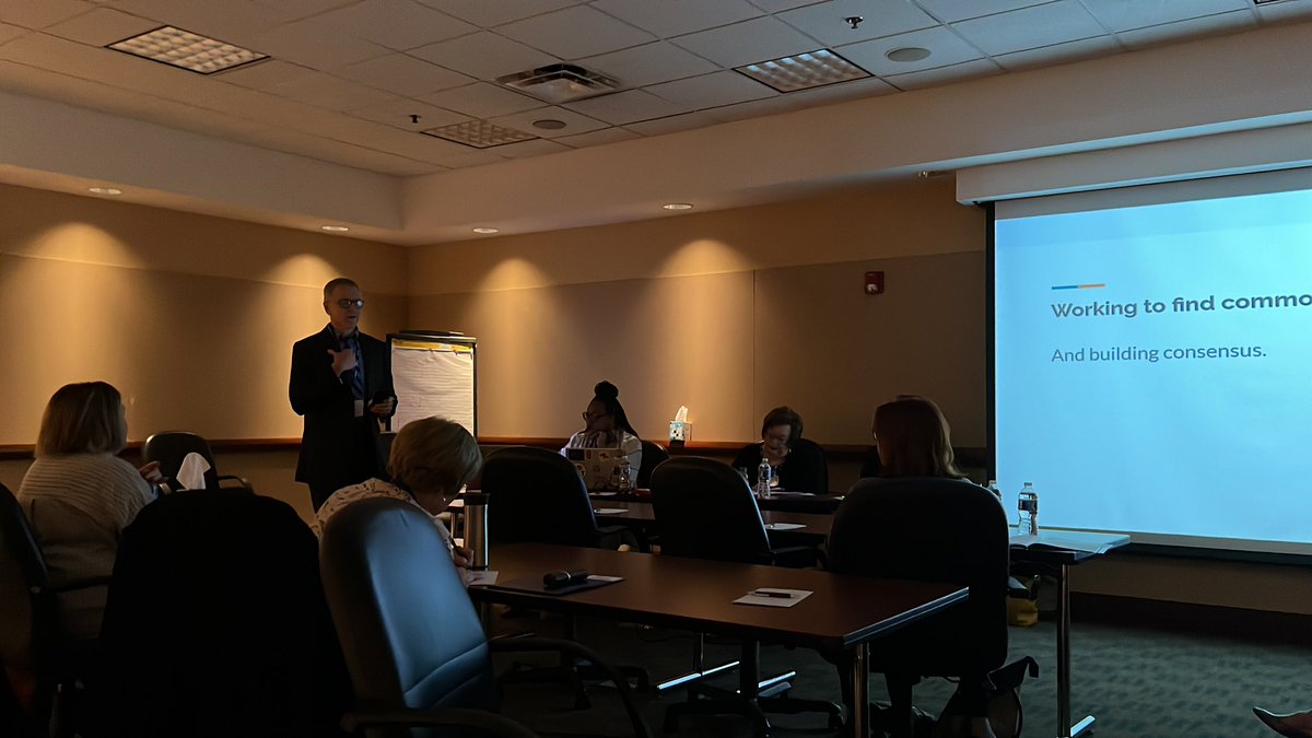 Right now, we are hearing from a distinguished panel of speakers discussing current issues faced by school boards.