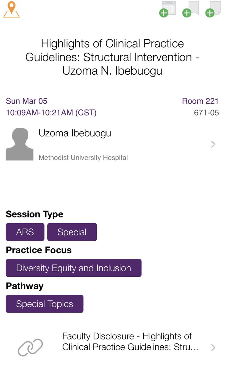 I’ll be serving as a panelist and presenter at the joint ACC/ABC session. Join me for an interesting discussion. @ABCardio1 @UTHSCMedicine #ACCIC #ACCEarlyCareer