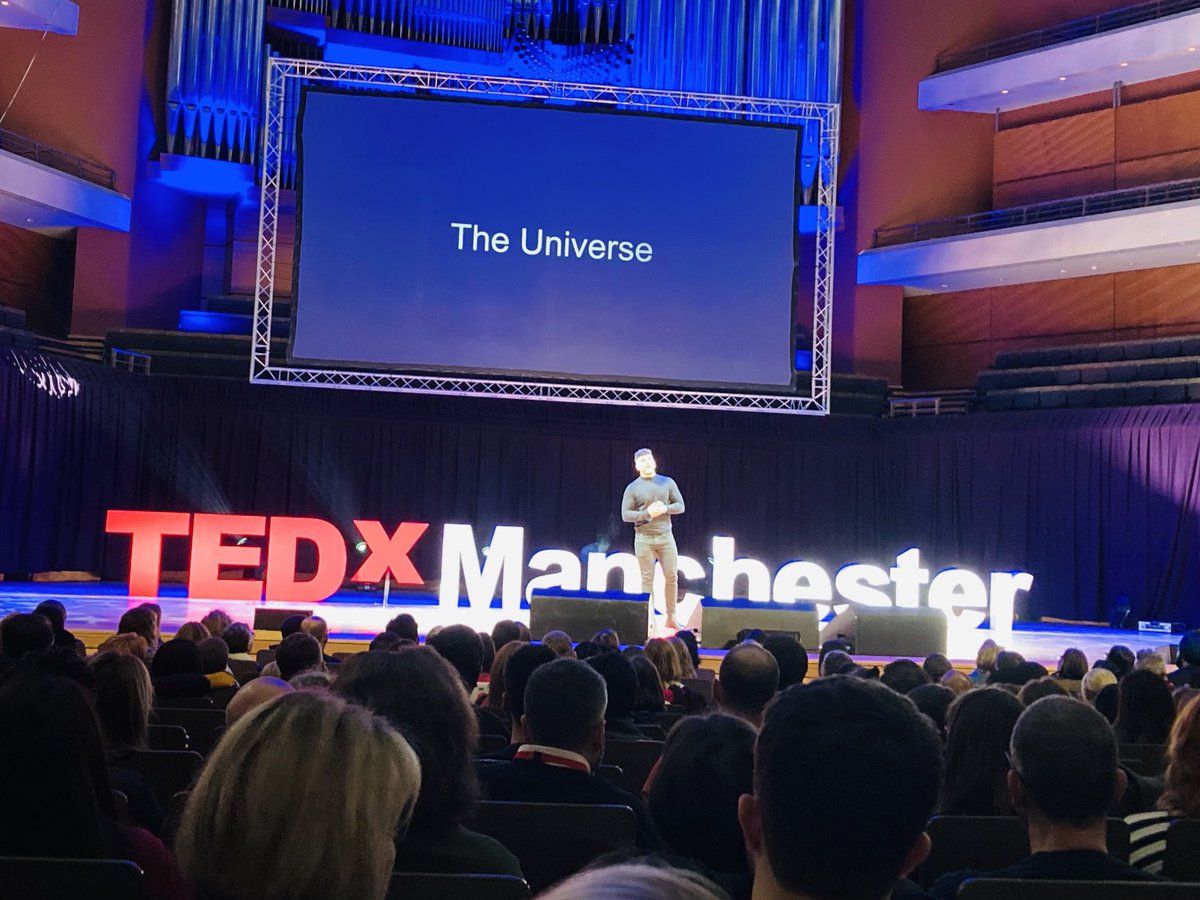 Pondering the small stuff….. brilliant speakers and plenty of brain food at my first ever #TedxManchester 🧠🙏