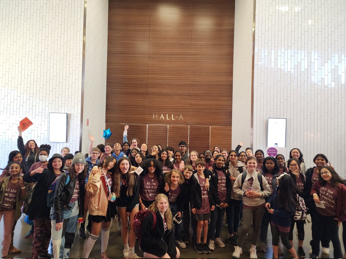 This kiddos are taking over @nttbf and showing their @FISD_PearsonMS pride! #FISDmadetoshine @FISD_Libraries