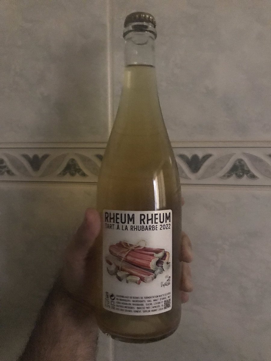Rheum Rheum, tart à la rhubarbe 2022, de l’Apaisée

Assemblage de bières de fermentation mixte élevées en barriques