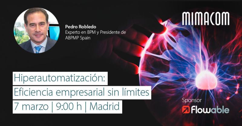 ¿A quién de vosotros veré el próximo 7 de marzo en Madrid en el evento "@Hiperautomatización: Eficiencia empresarial sin límites" organizado por mimacom? organizado por <a href="/mimacom_es/">mimacom Spain</a> Yo soy ponente!!! Podremos hablar durante los momentos de networking
lnkd.in/dHEZiK5H