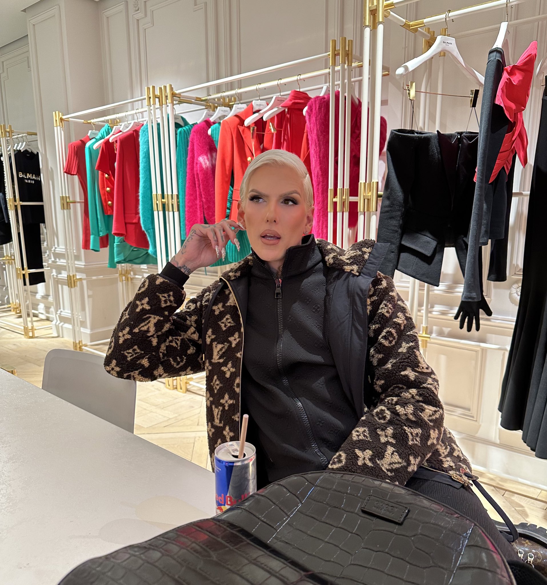 Jeffree Star on X: Landed in #Paris and went straight to the @Balmain  headquarters 💦  / X