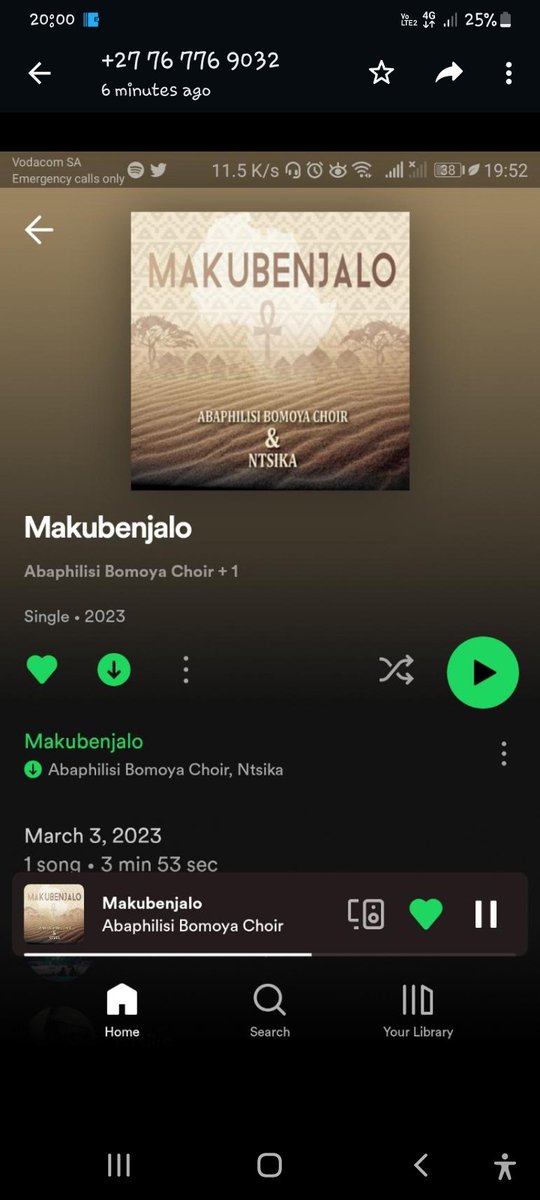Rethabi19291689's tweet photo. @AB_Choir This hit takes me back to our Indigenous songs where we will be sitting around the fire and we are listening to the stories of our forefathers!!
Nam Ndinayo!!

#makubenjalosingle 
#africanindigineousspirituality 
#decolonisationinprogress https://t.co/IhjdkcXvLV