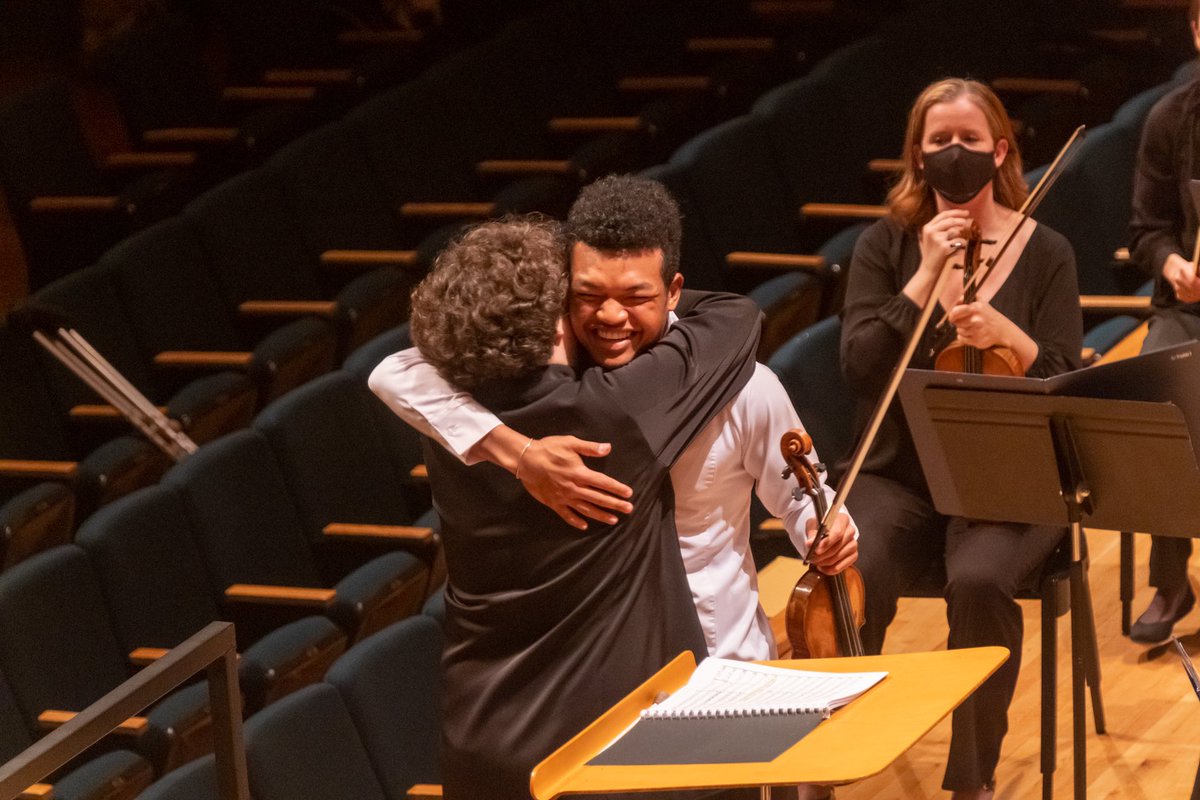 Did you see Randall Goosby’s inspiring performance last night? 

We (along with our audiences) were swooning! Don’t miss your chance to see his FINAL concert as he makes his debut with the Utah Symphony THIS WEEKEND! >> bit.ly/DvorakSym5