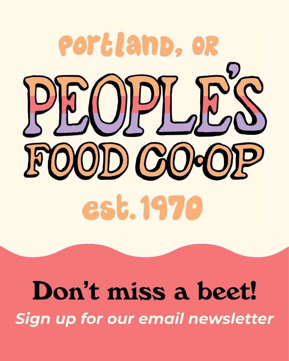Join our email list for info on sales, events, blog posts, community spotlights, and more!

Link in bio

#love your coop #loveyourfarmer #peoplesfoodcoop