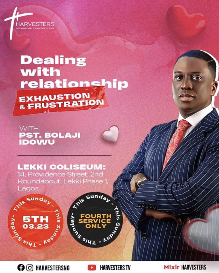 UncleGeeOfZion's tweet image. Harvesters Services this #Sunday 🔥

Note: Pastor B will be in Gbagada for #TurningPointService