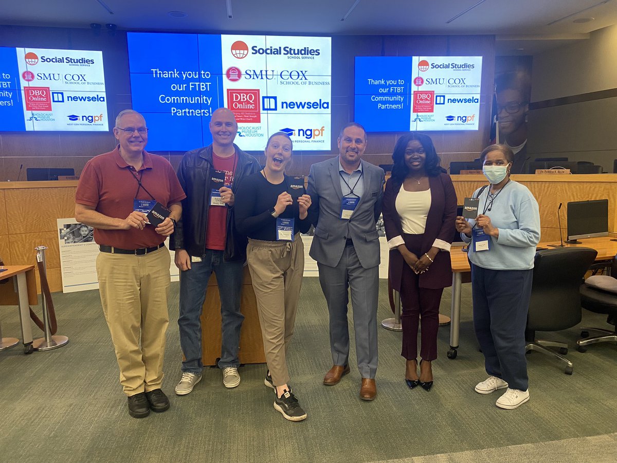 Jasonih's tweet image. #FTBT2023 Amazon Gift Card winners!  Thanks @SocialStudiesSS for sponsoring!  Great wrap up to an awesome day!  Thanks @HISDSocStudies #districtpartnerships #discoverdevelopdeploy