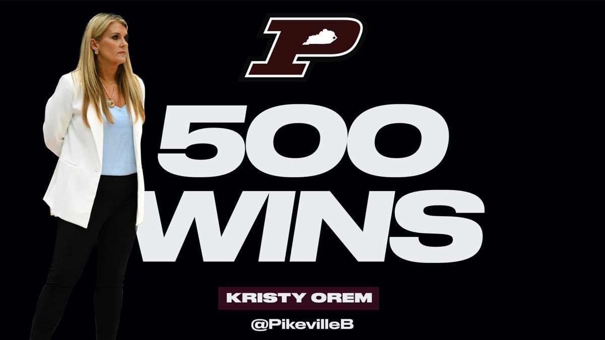 𝕋𝔹𝔼.

Congratulations to Panther Coach Kristy Orem on her 500th Career Win as a Head Coach. 

💯 💯 💯 💯 💯 

#StriveForFive 🏀🐾
