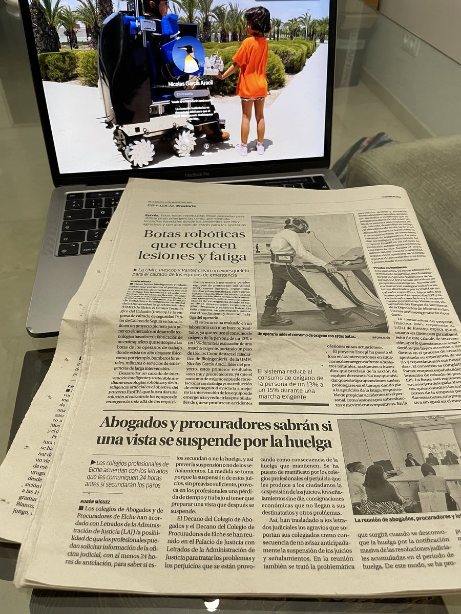El artículo sobre el proyecto EXOEPI se ha publicado en diario Informacion tanto en edición Alicante como Elche unos 72500 lectores de media leen el periódico. Un gran impacto <a href="/GVAavi/">IVACE+i Innovación</a> <a href="/InescopTech/">Inescop</a> <a href="/UniversidadMH/">UMH</a> <a href="/Panter_Calzado/">PANTER</a>