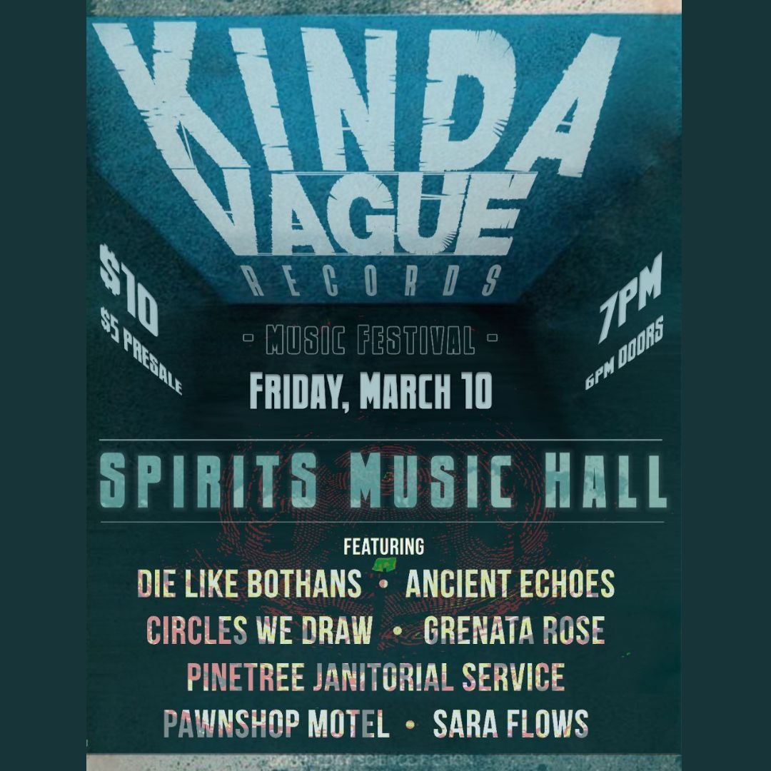 COLORADO - We're playing at KINDA VAGUE RECORDS Music Festival, featuring 6 local bands that want to rock your face off on 3/10. Grab tickets here - eventbrite.com/e/kinda-vague-…

#Colorado #IndieRock #ColoradoEvents