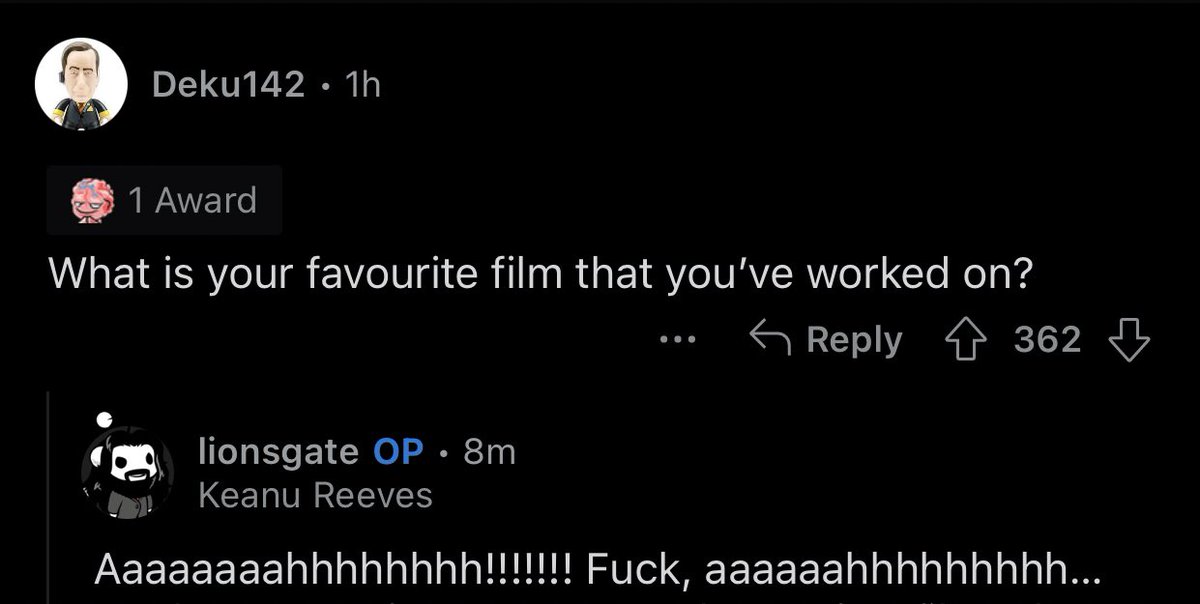 BitchAssBowie's tweet photo. thank you keanu, very cool https://t.co/faRXwZzMSu