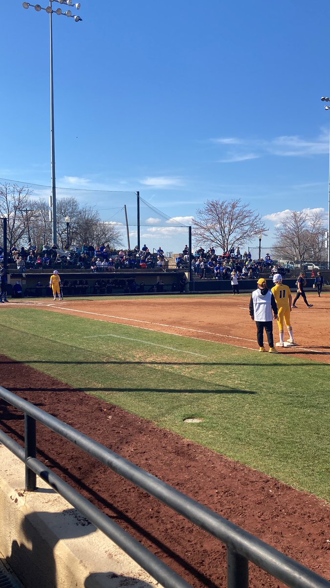 Taking in some @MizzouSoftball in between #Big12WR sessions here in Tulsa!