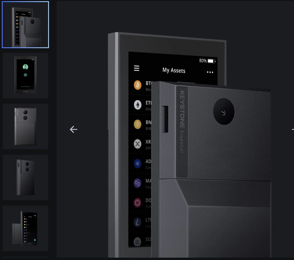 1/ I had the opportunity to test out the Keystone Pro Hardware Wallet,  which was kindly sent to me by @KeystoneWallet. Being a paranoid crypto  degen, I was excited to try out