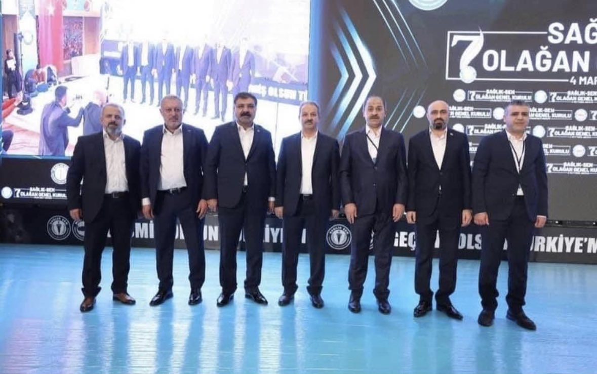 Sağlık-Sen 7.olağan genel kurulunda delegasyonun teveccühüyle genel merkez yönetimine seçilen Mahmut Faruk Doğan ve yönetimini tebrik eder hayırlı hizmetlere vesile olmasını dilerim 
#Günbirlikgünü