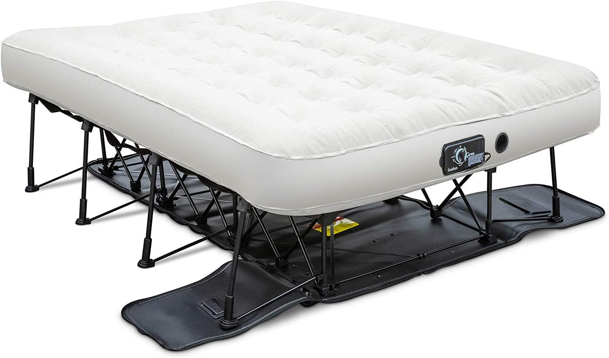 shamas555's tweet image. Ivation EZ-Bed (Full Size) #AirMattress with Frame &amp;amp; #RollingCase, Self Inflatable, #BlowUp Bed Auto Shut-Off, Comfortable Surface AirBed, Best for Guest, Travel, Vacation, Camping
amzn.to/3J8FngQ