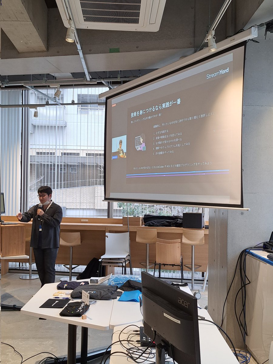 MasakiT_NUTONE's tweet image. 「ゴールから作ることで挫折しにくい」「コピペじゃなくて写経する(手でうってみる)」#mstechcampjp