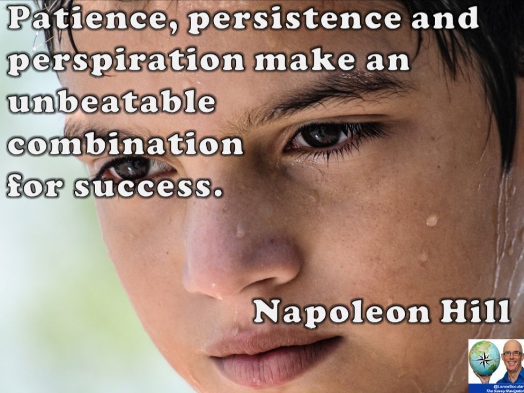 AUSiBiz's tweet image. #patience #persistence #perspiration