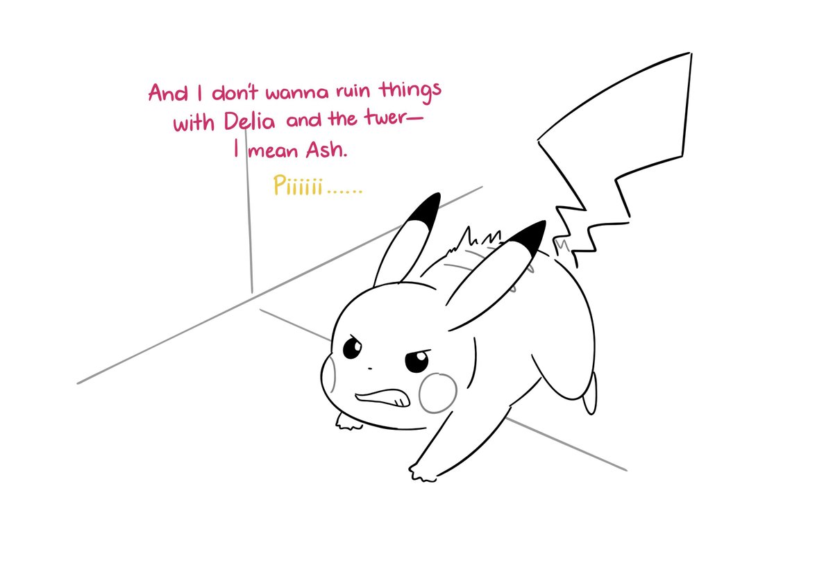 kianamaiart's tweet image. Pikachu comes around to Jessie rather quickly after realizing she’s not really a threat and finding out how good at head scratches she is (she has nice long nails) 

(1/2)