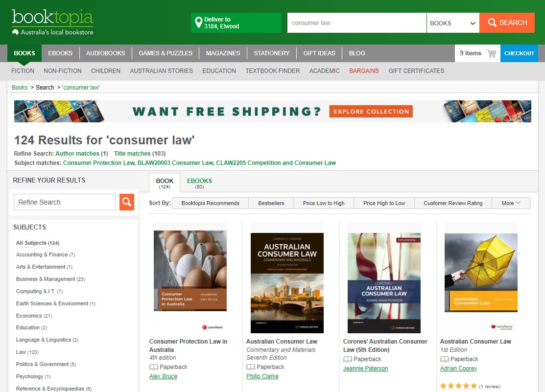 How many complaints before you investigate an issue? 😡📈

Booktopia made 19 misleading representations and they as well as other behaviour resulted in $6 million+ in penalties 💸

If only there was somewhere they could get a book about consumer law... 😏

buff.ly/3YH0NXV