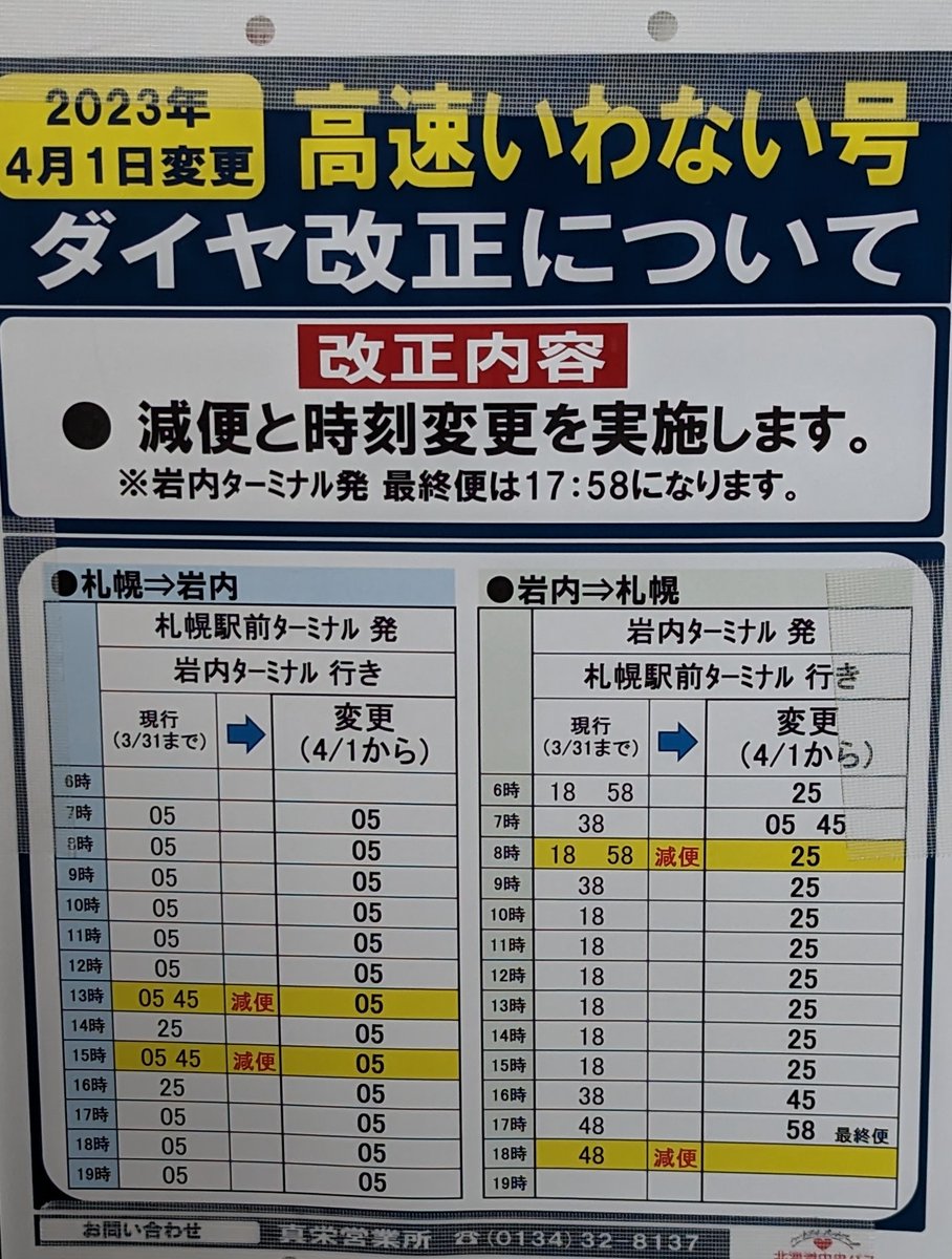 高速 いわ ない 号