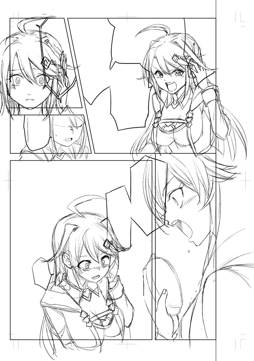 yakinabesan01's tweet image. 最新話の下書きを公開！
下書きを綺麗描くプロを意外と多い！？
みたいですよ
#WEBマンガ　#可愛すぎる幼馴染のための成り上がり戦記
#ピッコマノベルズ大賞