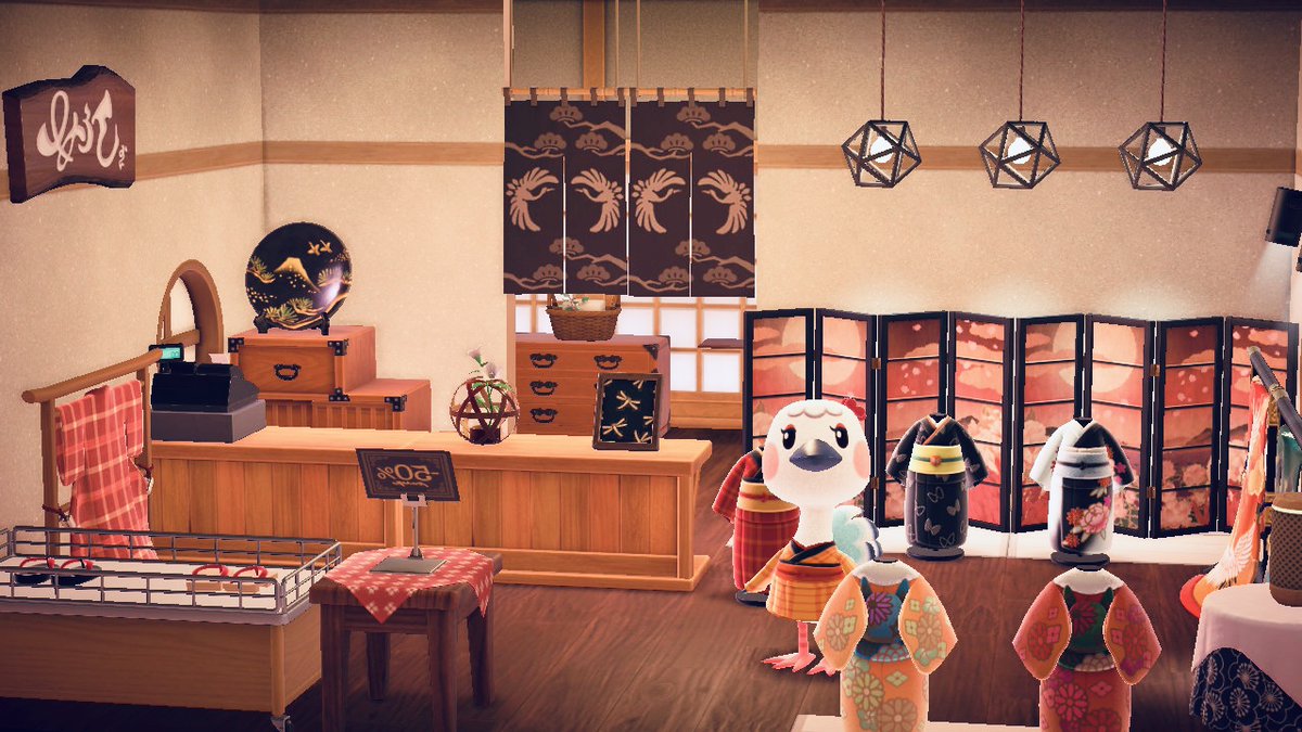 haruko_mori_'s tweet photo. しのぶさんの呉服店👘
 #どうぶつの森 #AnimalCrossing #あつ森写真部 #ハッピーホームパラダイス https://t.co/esdZyaLVMH