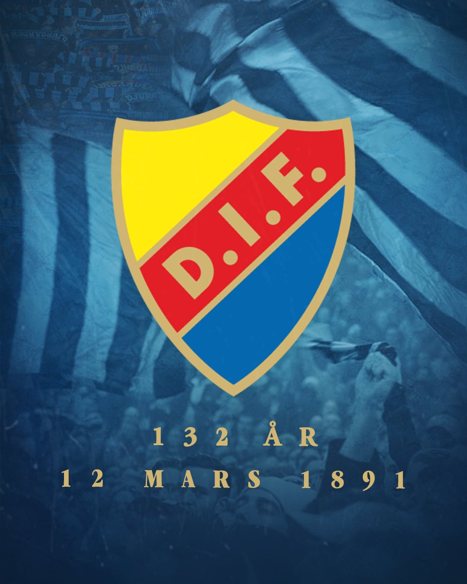 Grattis på födelsedagen alla Djurgårdare!
Vi ses 16:00 på Tele2 Arena 💛❤️💙
