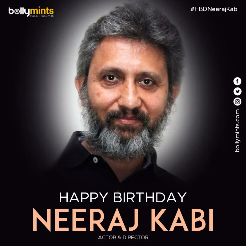 Wishing a very happy birthday to #Director #NeerajKabi !
#HBDNeerajKabi #HappybirthdayNeerajKabi