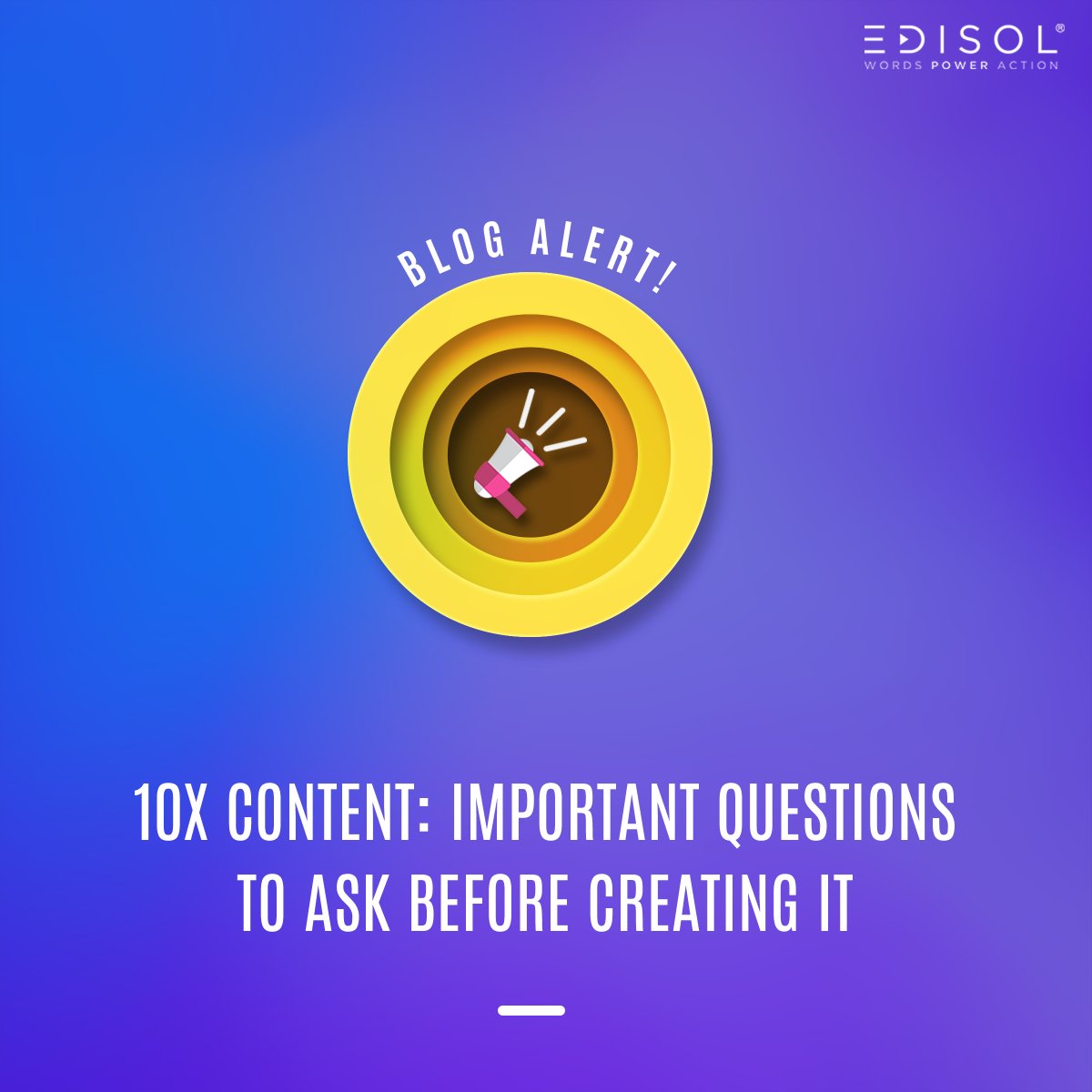 edisolonline's tweet image. Top brands invest a great deal into #ContentMarketing make it to the coveted #1 spot on search engines. Is 10X content the right way to achieve this and should it be a part of your #ContentStrategy? Find out more: ow.ly/sWEA30sucOX

#10Xcontent #BlogAlert