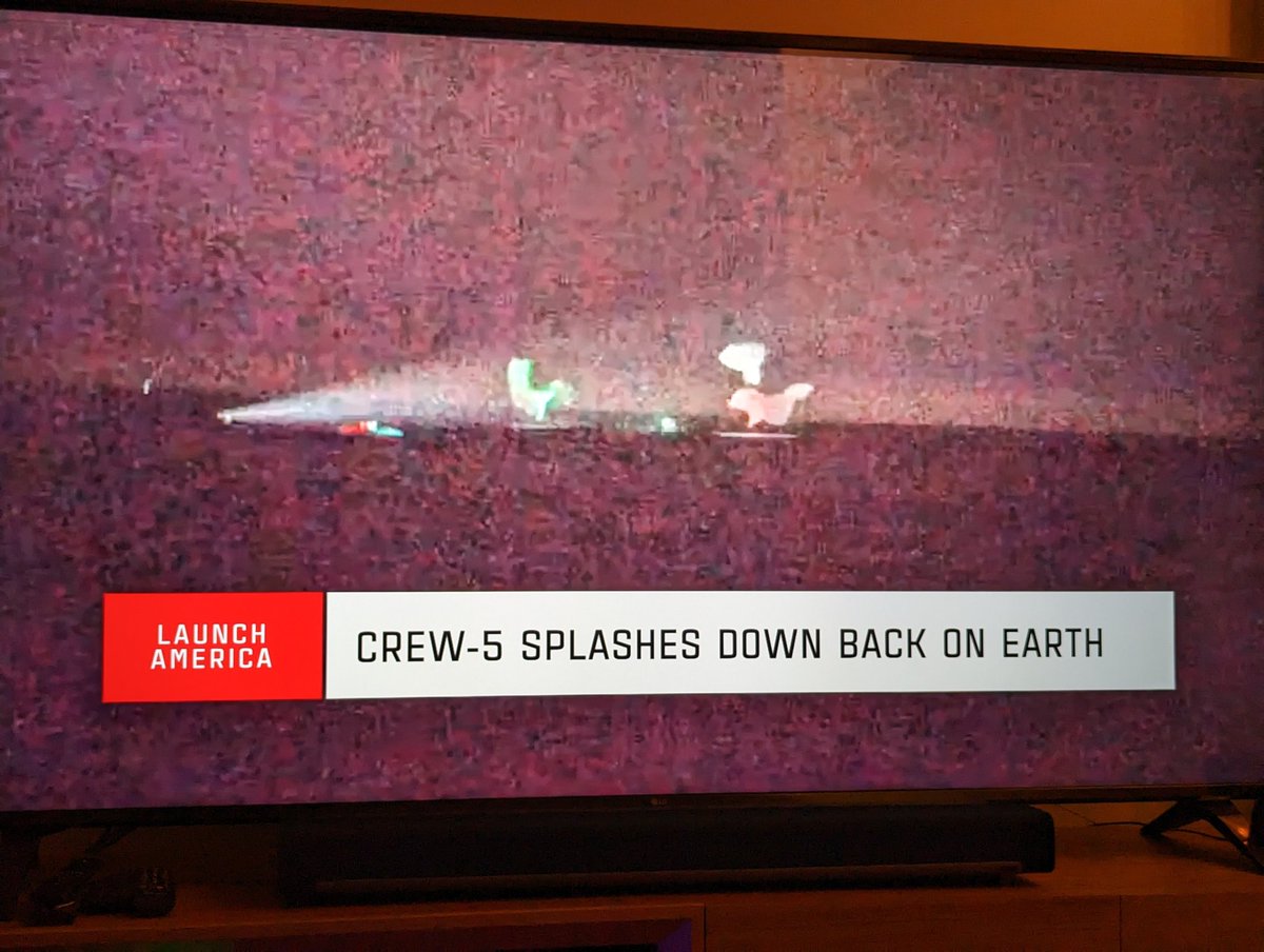 simon_cousins's tweet photo. Happy to see Dragon Crew-5 back on earth. #Crew5 https://t.co/1QPscDCK9W