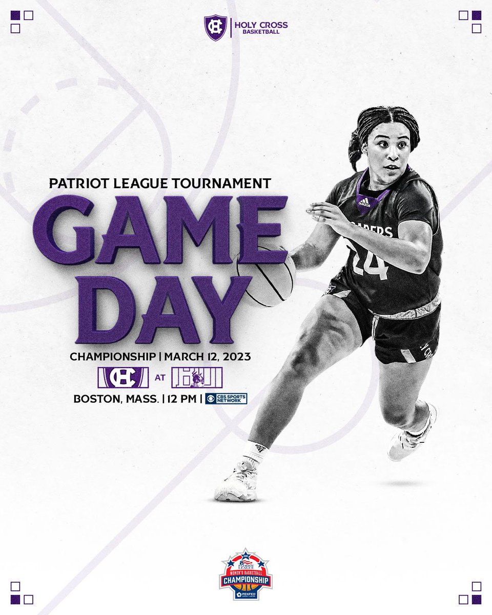 HCrossWBB's tweet photo. Championship Sunday.

🆚 Boston University
🕛 12 p.m.
📍 Boston, Mass.
🏟 Case Gym - "The Roof"
📺 @CBSSportsNet 
📊 https://t.co/zRYP4986bu
📰 https://t.co/t9xtHTYbOL
🎟️ https://t.co/6g9ItWCGlp

#GoCrossGo https://t.co/PULhzsWC8b