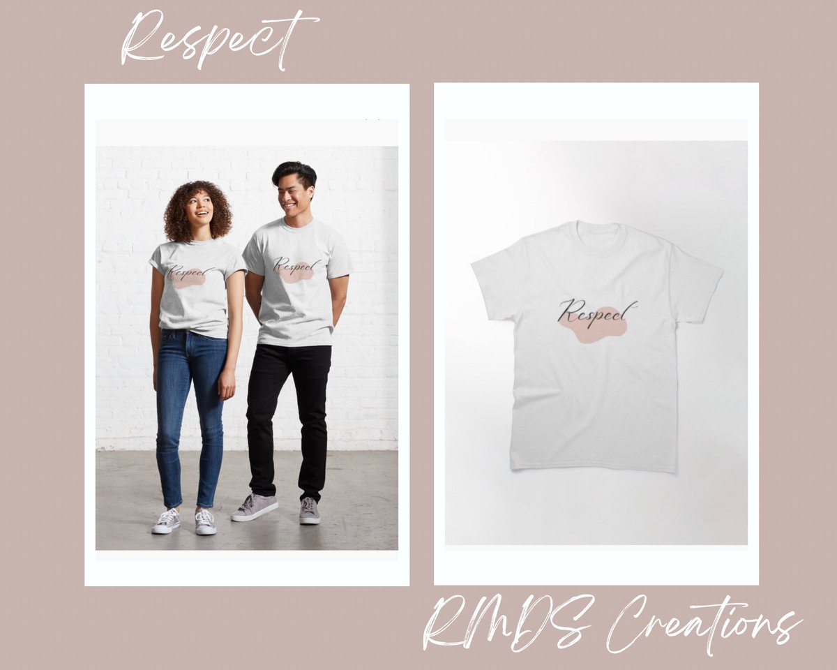 Respect .. it’s a basic requirement #printondemand #redbubble #rmdscreations #teesdesign #tees #respect #respectyourself #respectfulrelationships #respectforyourpartner #respectyourboundaries #respectyourbody #mindfulness #empathy #compassion #humanity #selfgrowth #boundaries