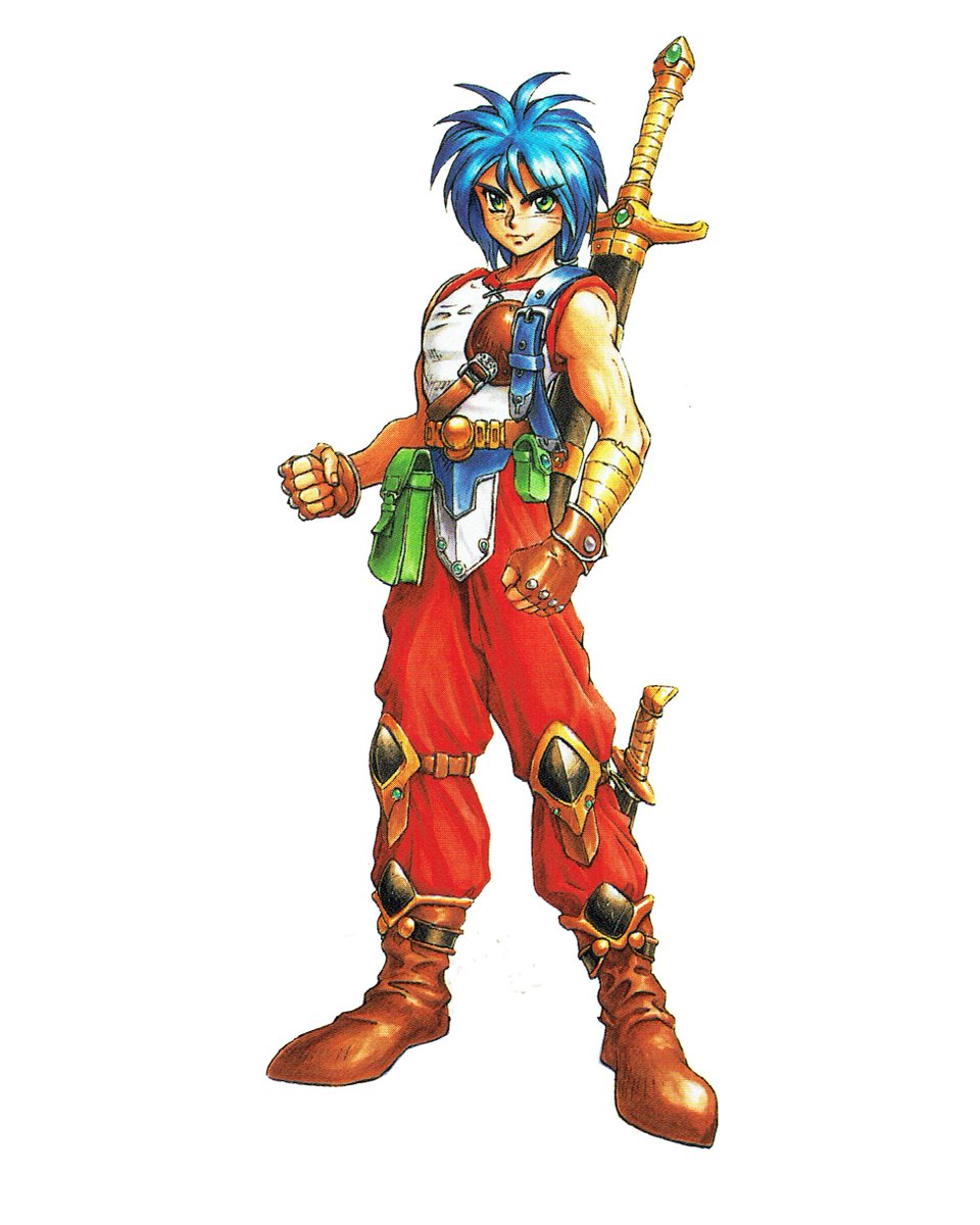 Video Game Art Archive on Twitter "Character artwork 'Breath Of Fire II' Super Nintendo"