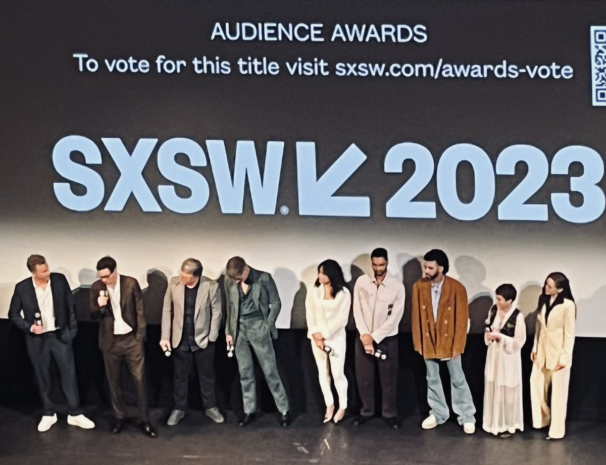 What a damn good time! Bravo @DnDMovie for a belly of laughs at the @sxsw premiere and Q&A with directors, Chris Pines, @MRodOfficial @sophialillis @standup4justice @regejean and others! Ok, now I want to learn to play #dnd #SXSW2023