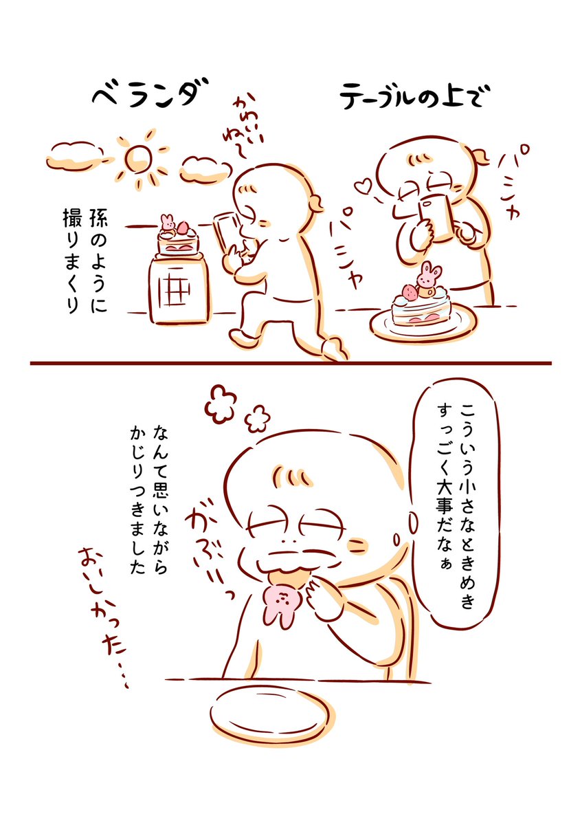 うさちゃんがくれたときめきの話🍰 