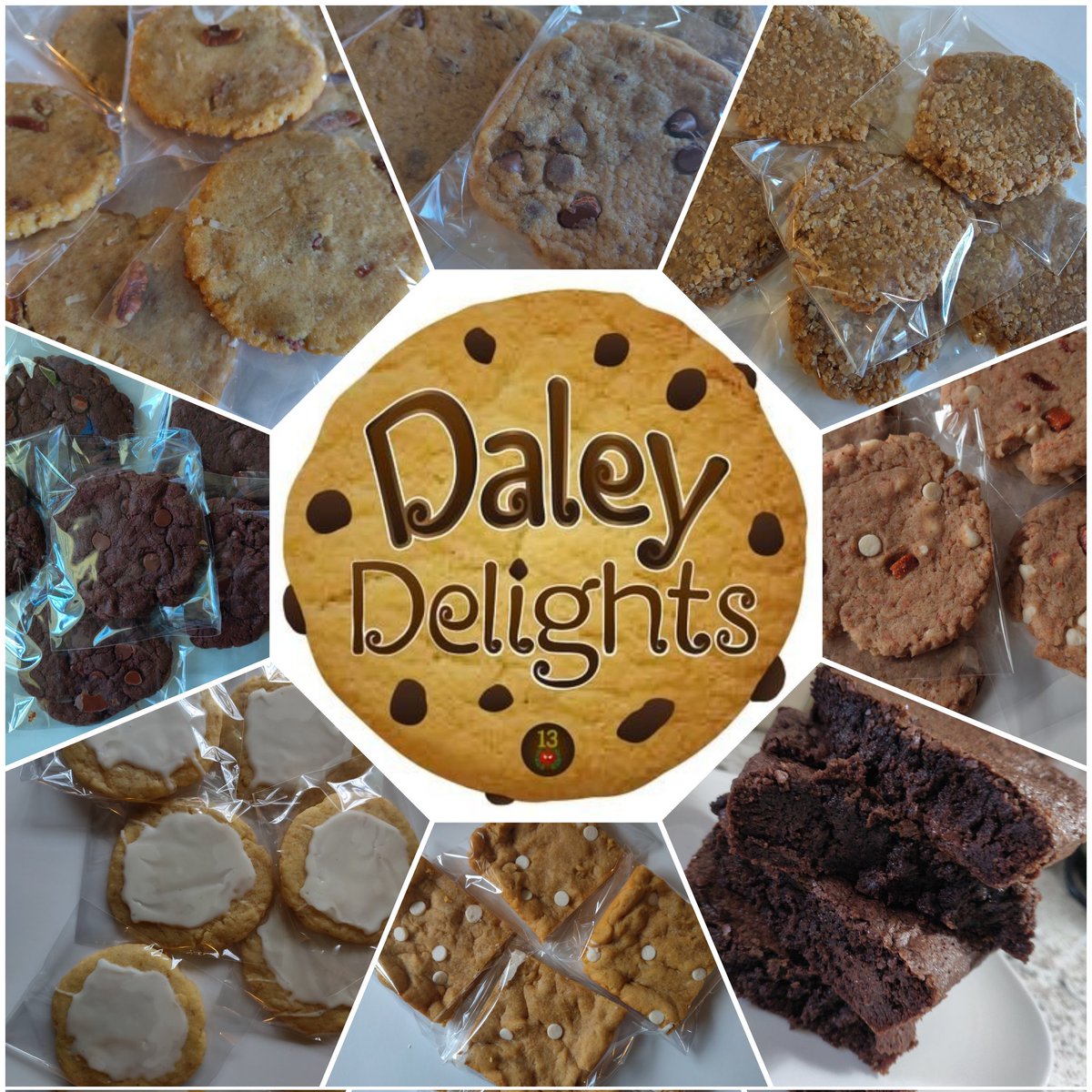 Apologies for those who have been missing the delightful goodies!.  Daley Delights will no longer be a year round buissness. We will re open from August 1st through December 21st. In time for anu year celebration 🎉. Be on the look out! 👀🍪.