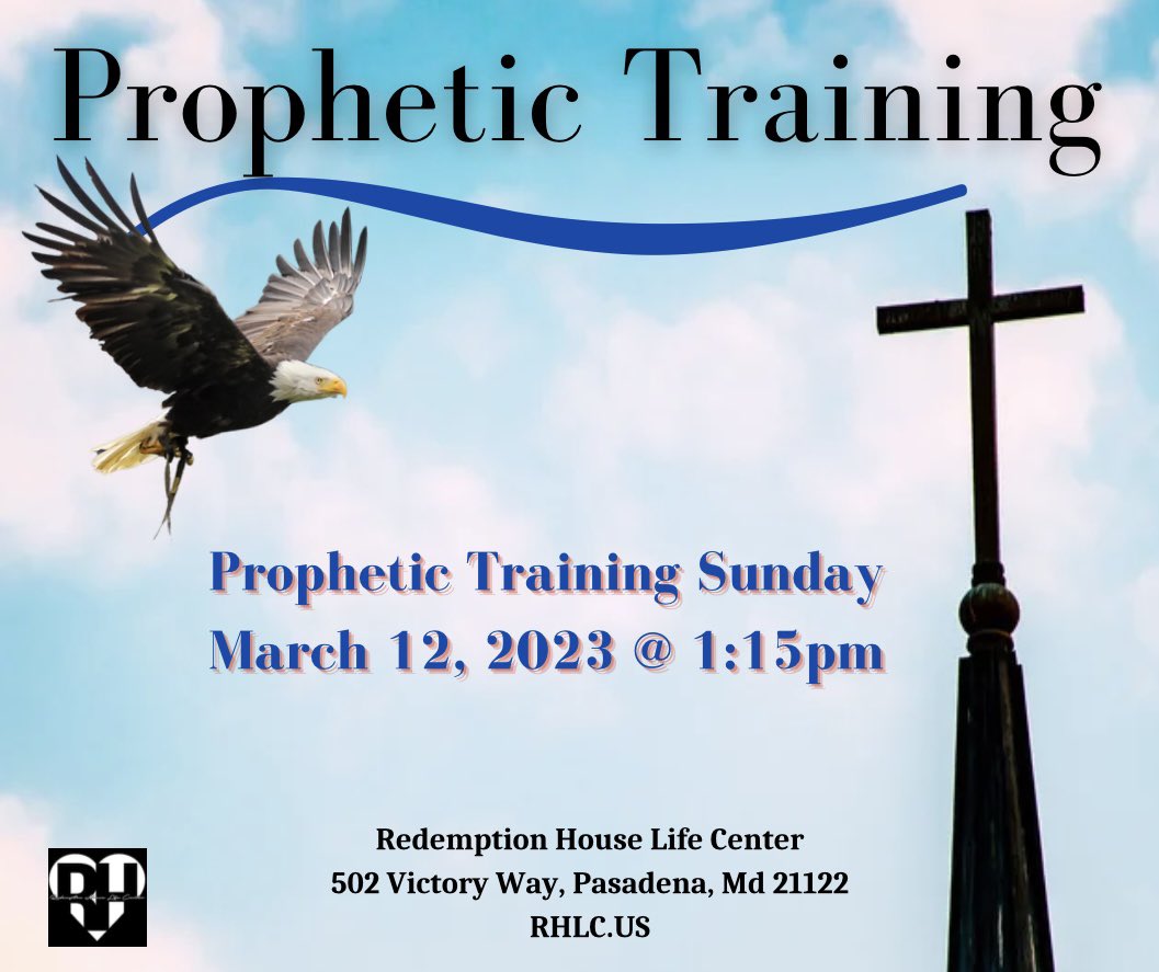 RedemptionHouse's tweet image. The prophetic ministry will discuss Chapters 3 and 4 of Shawn Boltz's "Translating God" tomorrow, Sunday, March 12, 2023, at 1:15pm. RHLC is looking forward to an open dialogue in which we can share our understanding thoughts.

#PropheticTraining 
#RHLC.US
#LikeShareCommentFollow