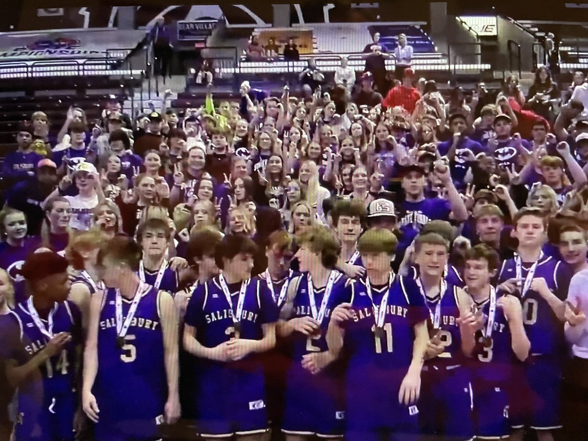 Proud to live in this small town that pulled together during a rough week for the students and the community. Congrats boys State Champs!