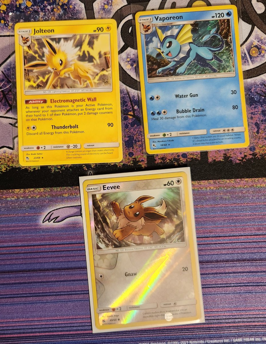 AdiosTokidoki's tweet image. ✨️1k Followers Giveaway✨️  I've hit 1k followers! Thank you all for helping me get here &amp;amp; now I'm giving back. Want these eeveelutions?

 Just 🖤 and retweet! That's it!

 Entries will be accepted until 3/19/2023 at 8pm EST ish. For US &amp;amp; International, I will ship PWE.