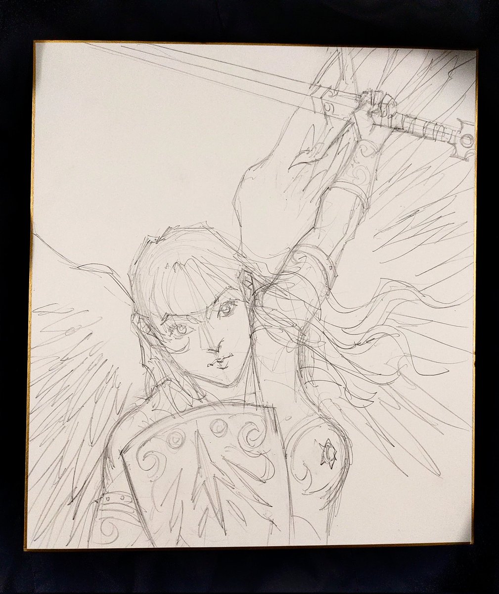 Glad to share this Serra angel art work draft on artboboard 
Welcome any art commission request.
#blackandwhiteart #handdrawn #art #drawing #illustration #inkart  #artwork #sketch #Angel #MTG